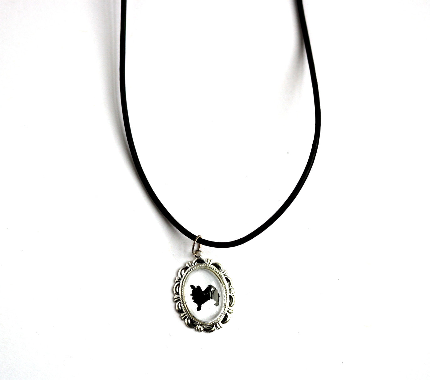 Long Haired Chihuahua Cameo Necklace Handmade Gifts