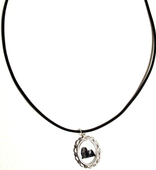 Maltese Dog Cameo Necklace Pierced Handmade Gifts