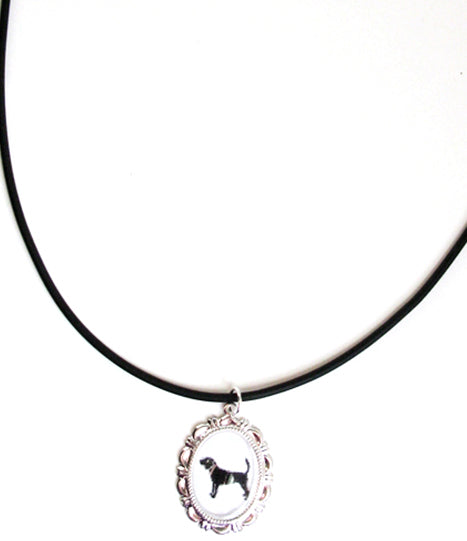Beagle Dog Cameo Necklace Handmade Gifts