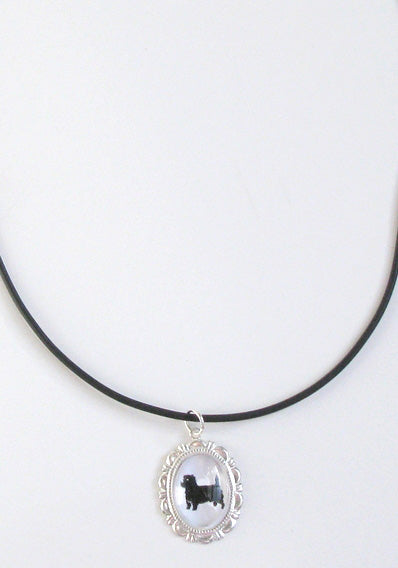 Cairn Terrier Dog Cameo Necklace Handmade Gifts
