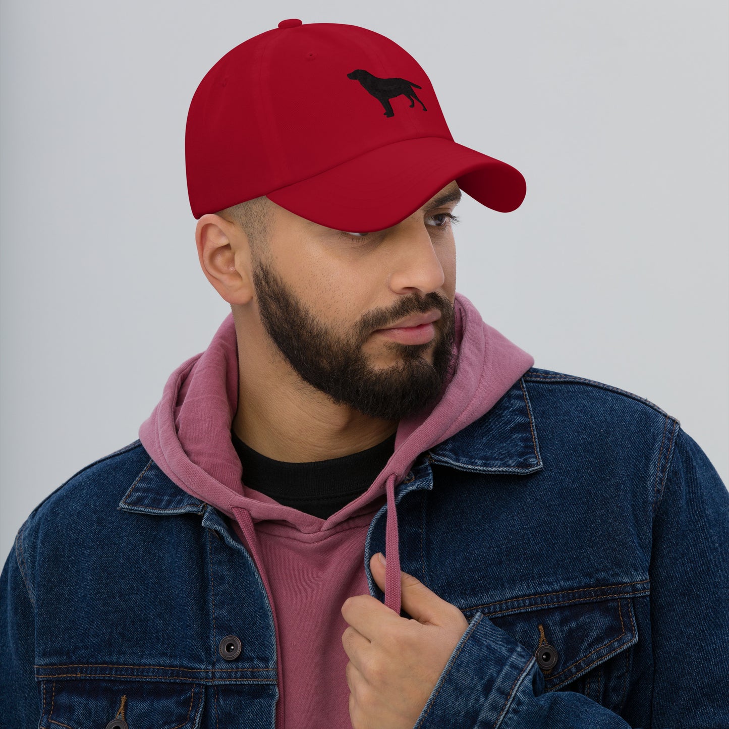 Labrador Retriever Ball Cap Emroidered Silhouette Unisex