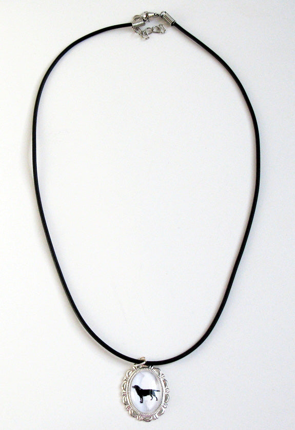 Labrador Retriever Dog Cameo Necklace Handmade Gifts