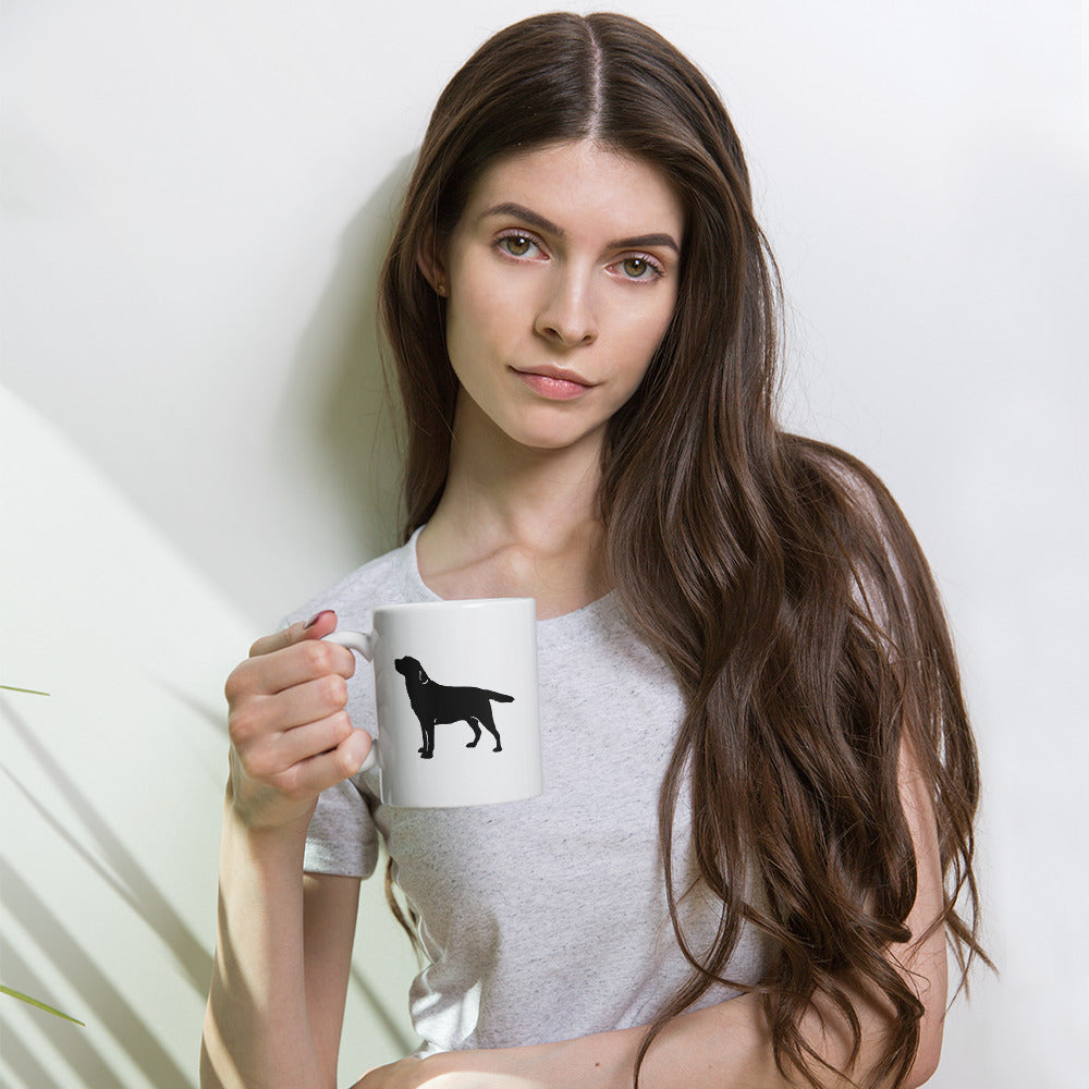 Labrador Retriever Ceramic Mug White Glossy