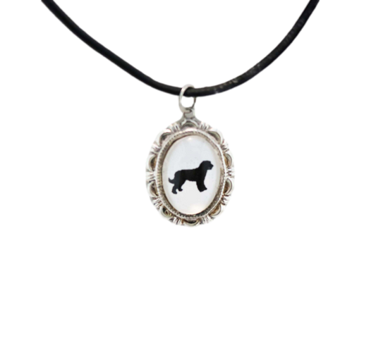 Golden Doodle Cameo Necklace Handmade Gifts