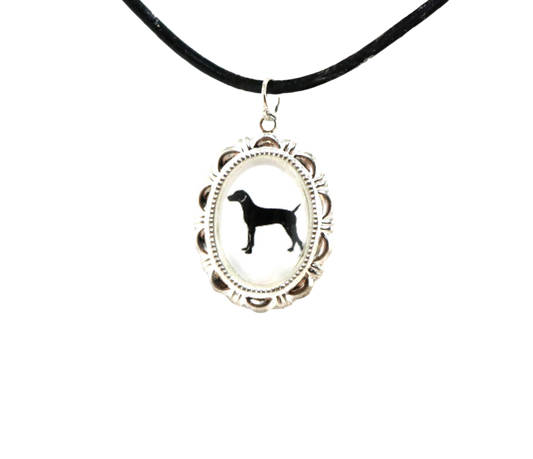 Vizsla Dog Cameo Necklace Handmade Gifts