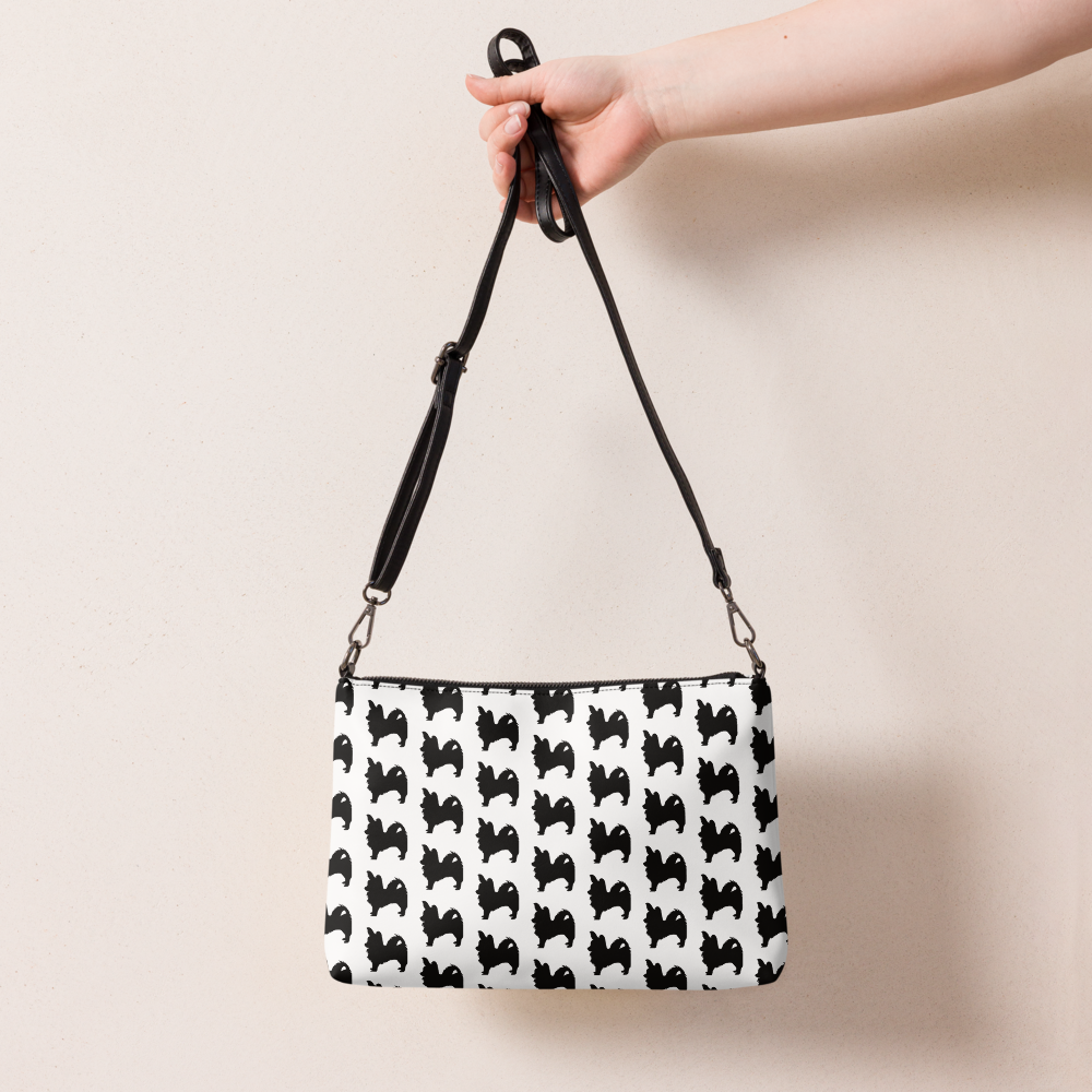 Long-haired Chihuahua Purse with Adjustable Strap