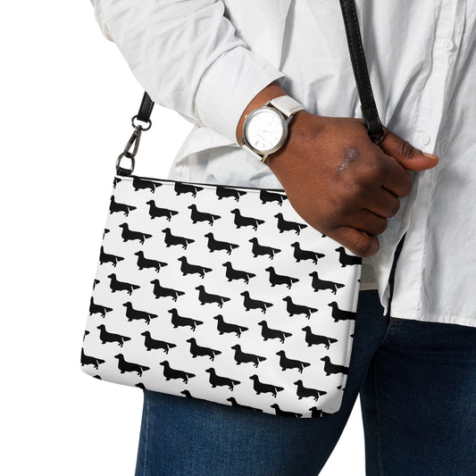Long-haired Dachshund Purse with Adjustable Strap