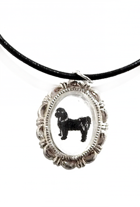 Shih Tzu Dog Cameo Necklace Handmade Gifts